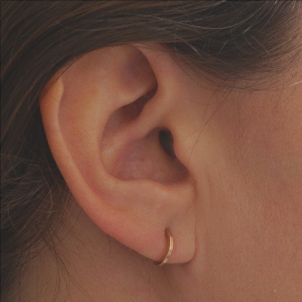 Gold Huggie Hoops